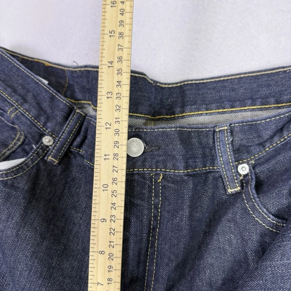 Levi's‎ 559 Relaxed Straight Jeans Men's 42x32 Dark Indigo Wash Waterless Denim